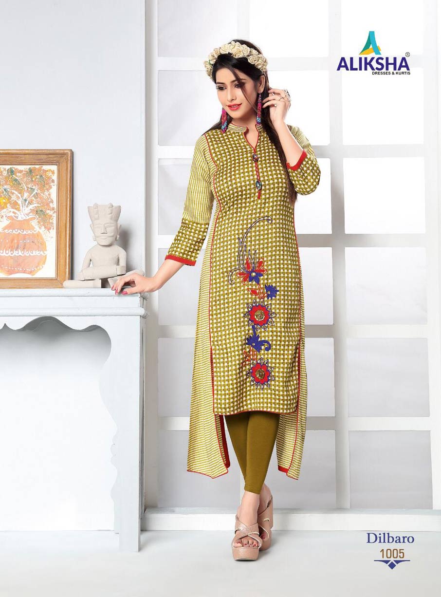 Dilbaro Vol-1 Aliksha Rayon Peek Anarkali Pattern Kurtis Dilbaro Vol-1 Aliksha Rayon Peek Anarkali Pattern Kurtis